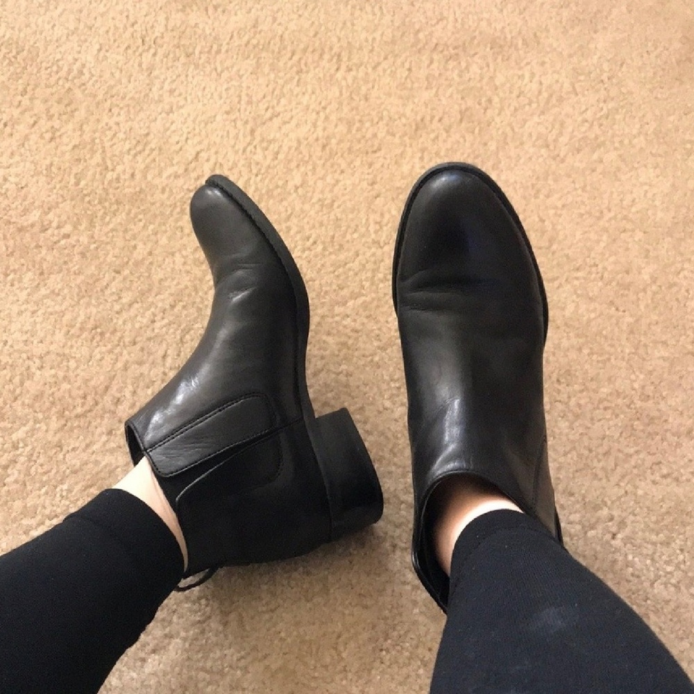 Franco Sarto Black Chelsea Boots